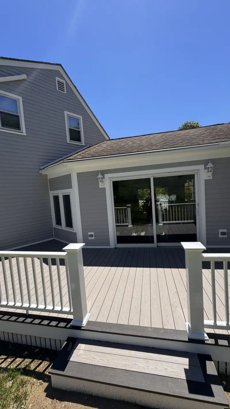 Deck & Siding Transformation after