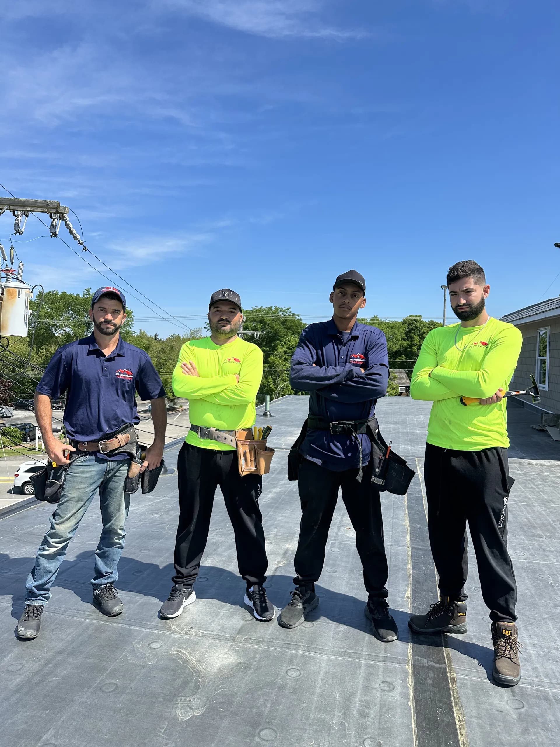 JPA Construction team on site