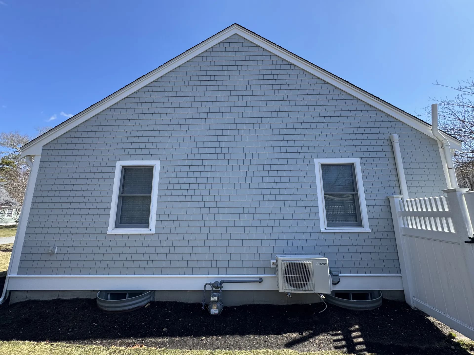 Completed trim and fascia work
