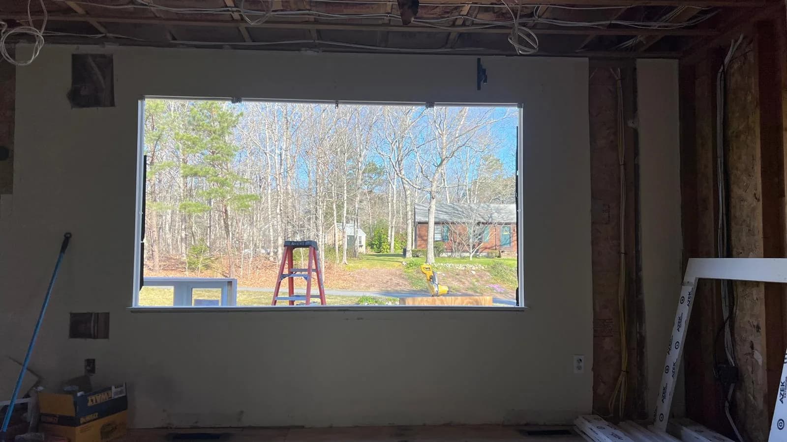 Window removal and new window installation